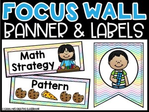 Pastel 2 Math Focus Wall and Banner
