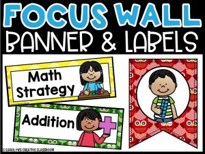 Owls 3 Math Focus Wall and Banner