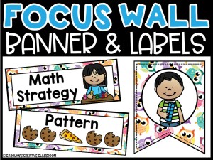Owls 2 Math Focus Wall and Banner