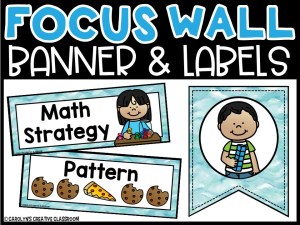 Ocean 2 Math Focus Wall and Banner