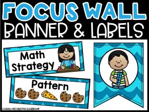 Ocean 1 Math Focus Wall and Banner