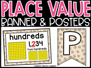 Place Value Posters and Banners | Lion 2 Classroom Decor