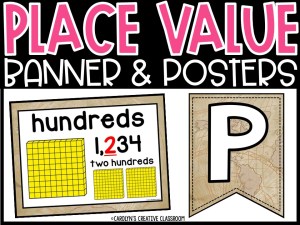 Place Value Posters and Banners | Travel Classroom Decor