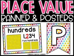 Place Value Posters and Banners | Stars Classroom Decor