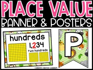 Place Value Posters and Banners | Safari 4 Classroom Decor