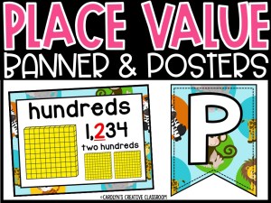 Place Value Posters and Banners | Safari 2 Classroom Decor