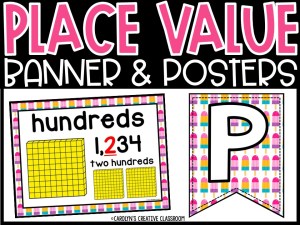 Place Value Posters and Banners | Popsicle Classroom Decor