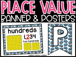 Place Value Posters and Banners | Police Classroom Decor