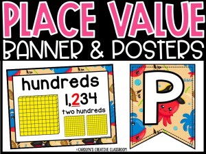 Place Value Posters and Banners | Pirate 2 Classroom Decor