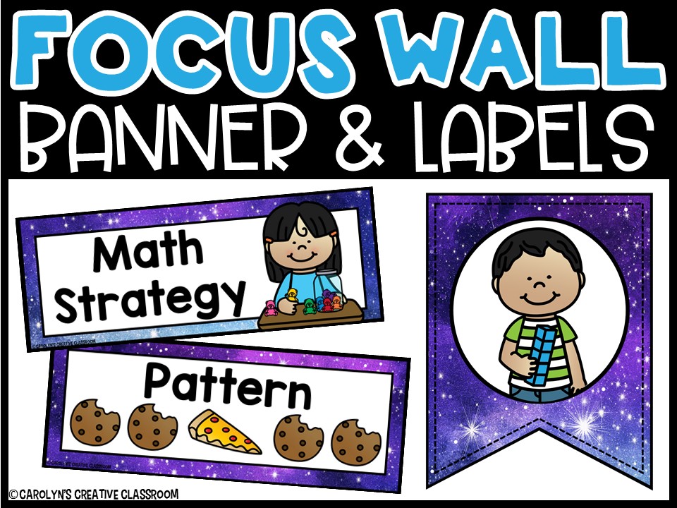 Galaxy Math Focus Wall and Banner