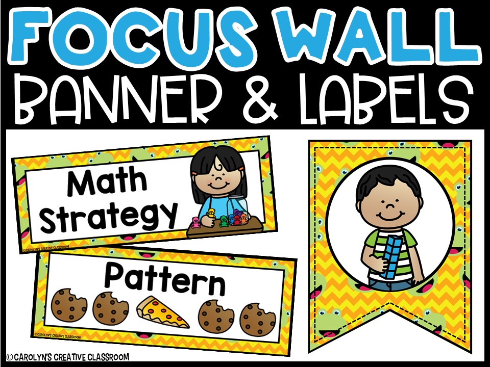 Frog 5 Math Focus Wall and Banner