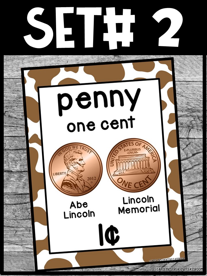 US Money Posters - Coin and Dollar Posters | Cowboy 6 Classroom Decor - Image 6