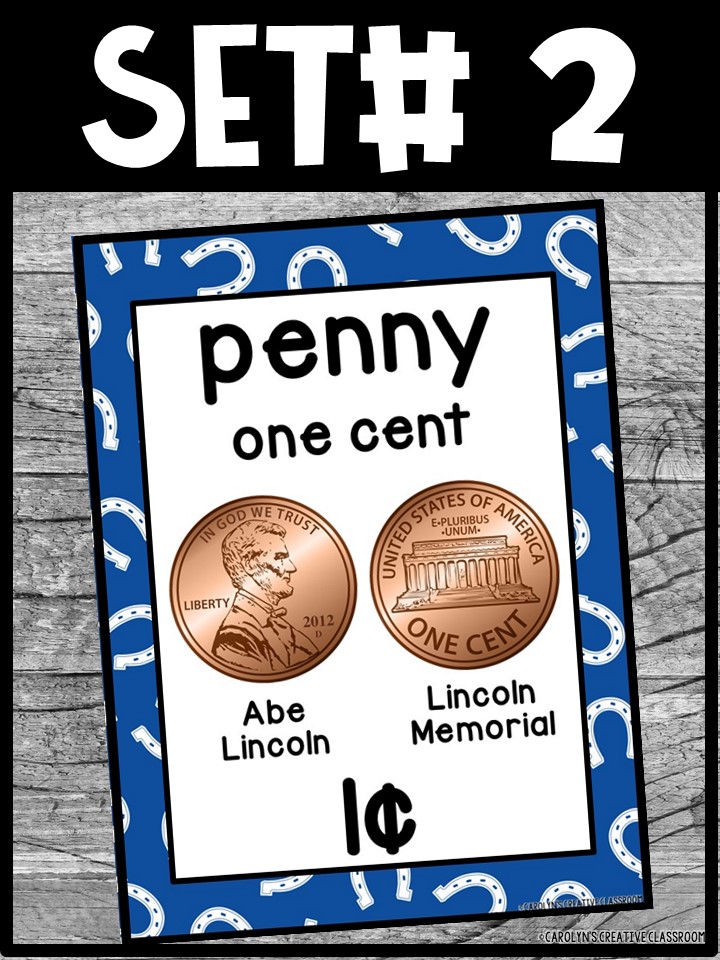 US Money Posters - Coin and Dollar Posters | Cowboy 1 Classroom Decor - Image 6
