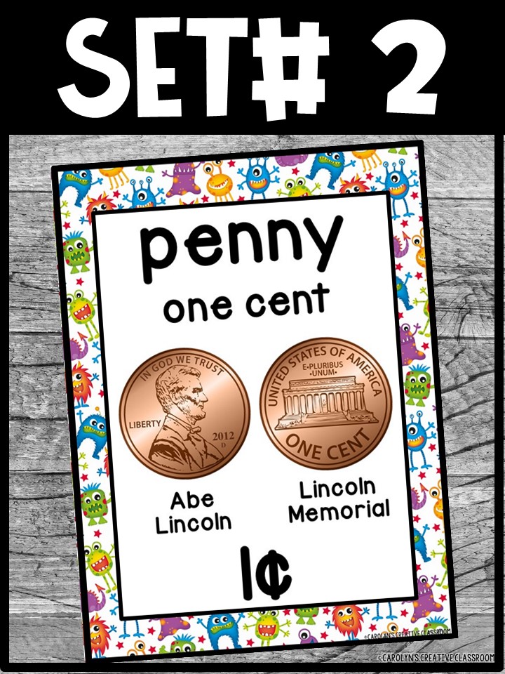 US Money Posters - Coin and Dollar Posters | Monster 2 Classroom Decor - Image 6