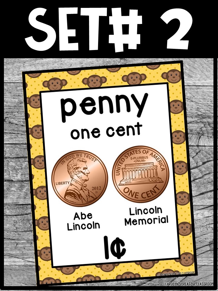 US Money Posters - Coin and Dollar Posters | Monkey Classroom Decor - Image 6