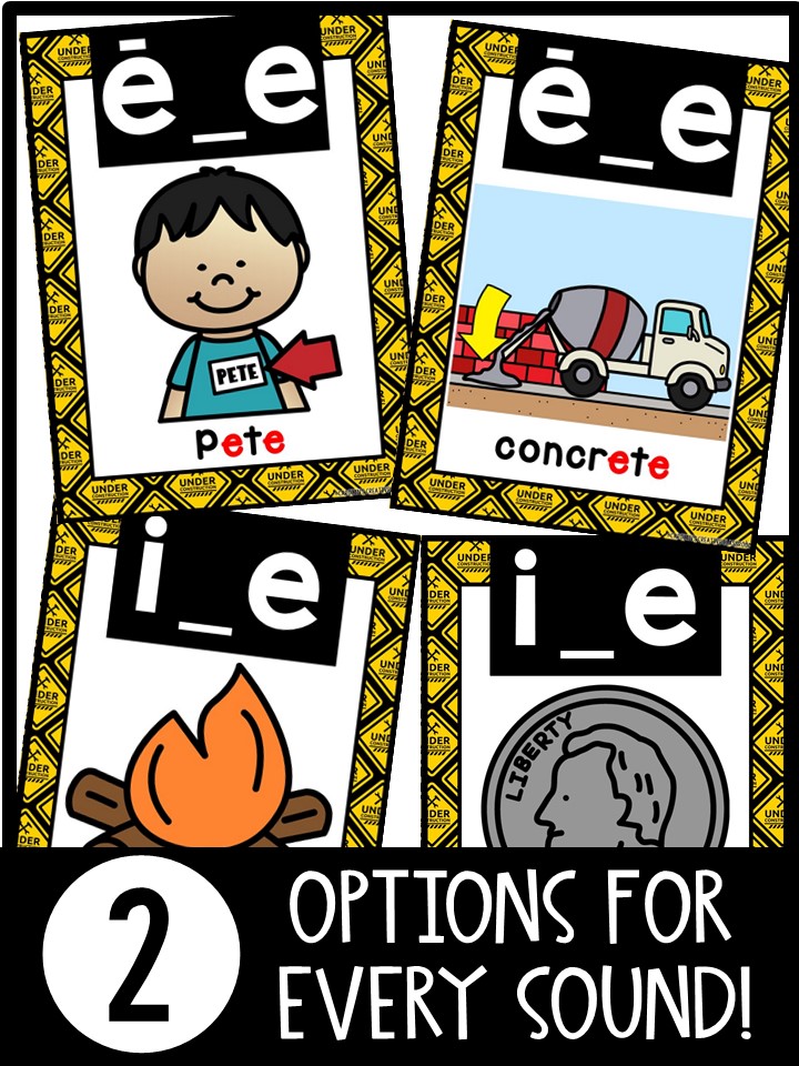 Sound Wall - Phoneme with Mouth Examples (Construction 7 Theme) - Image 2