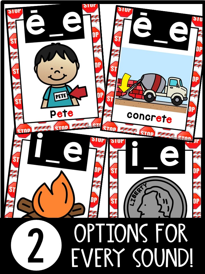 Sound Wall - Phoneme with Mouth Examples (Construction 8 Theme) - Image 2