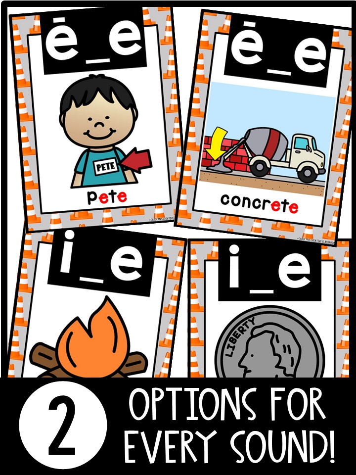 Sound Wall - Phoneme with Mouth Examples (Construction 11 Theme) - Image 2