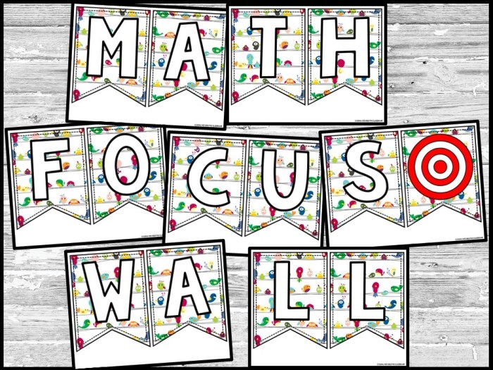 Bird 1 Math Focus Wall and Banner