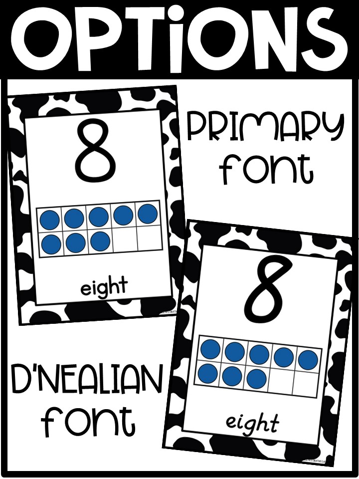 Number Posters | Cowboy 5 Classroom Decor - Image 2