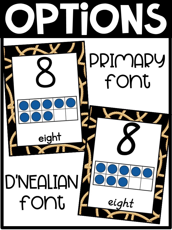 Number Posters | Cowboy 4 Classroom Decor - Image 2