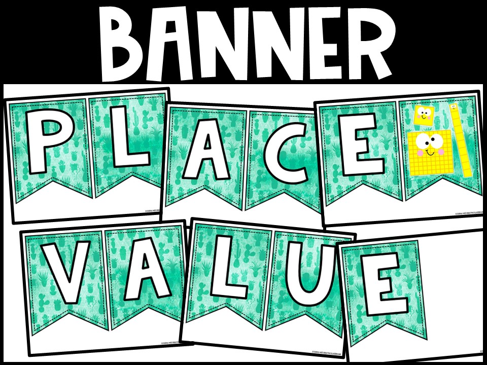 Place Value Posters and Banners | Cactus 3 Classroom Decor - Image 2