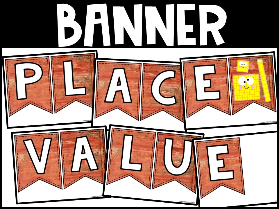 Place Value Posters and Banners | Rustic Farmhouse Classroom Decor - Image 2