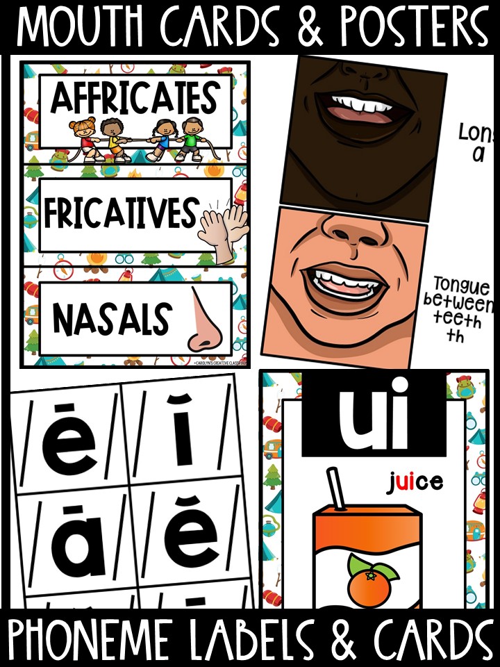 Sound Wall - Phoneme with Mouth Examples (Camping Theme) - Image 3