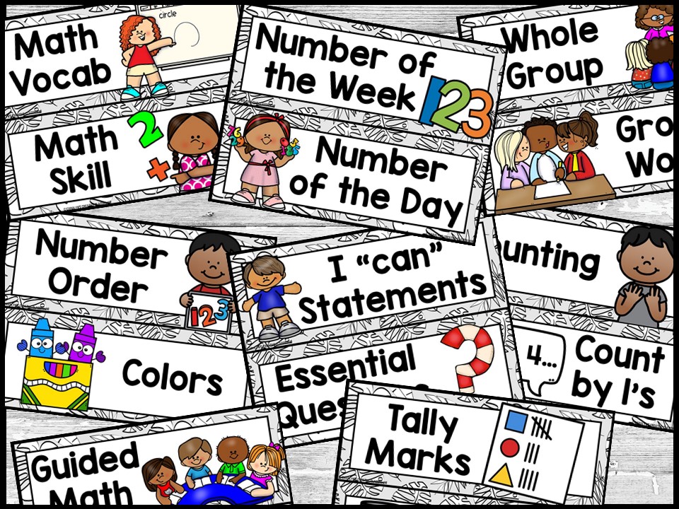 Tropical Leaves 2 Math Focus Wall and Banner - Image 3