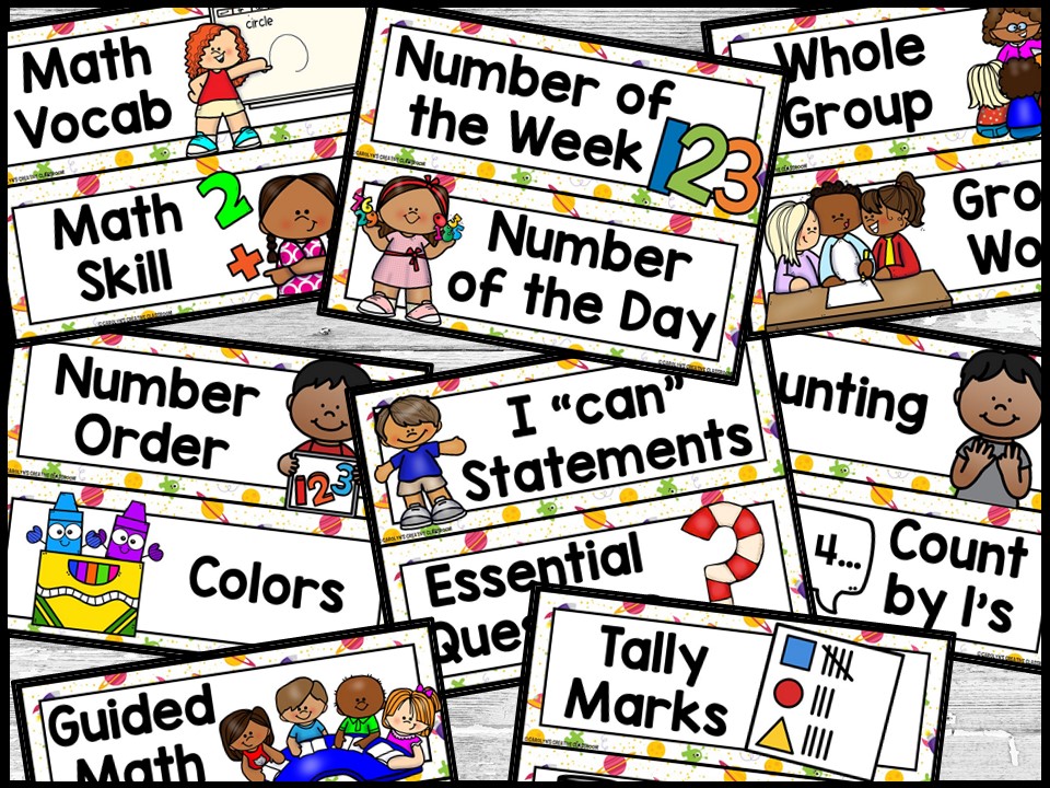 Space 2 Math Focus Wall and Banner - Image 3