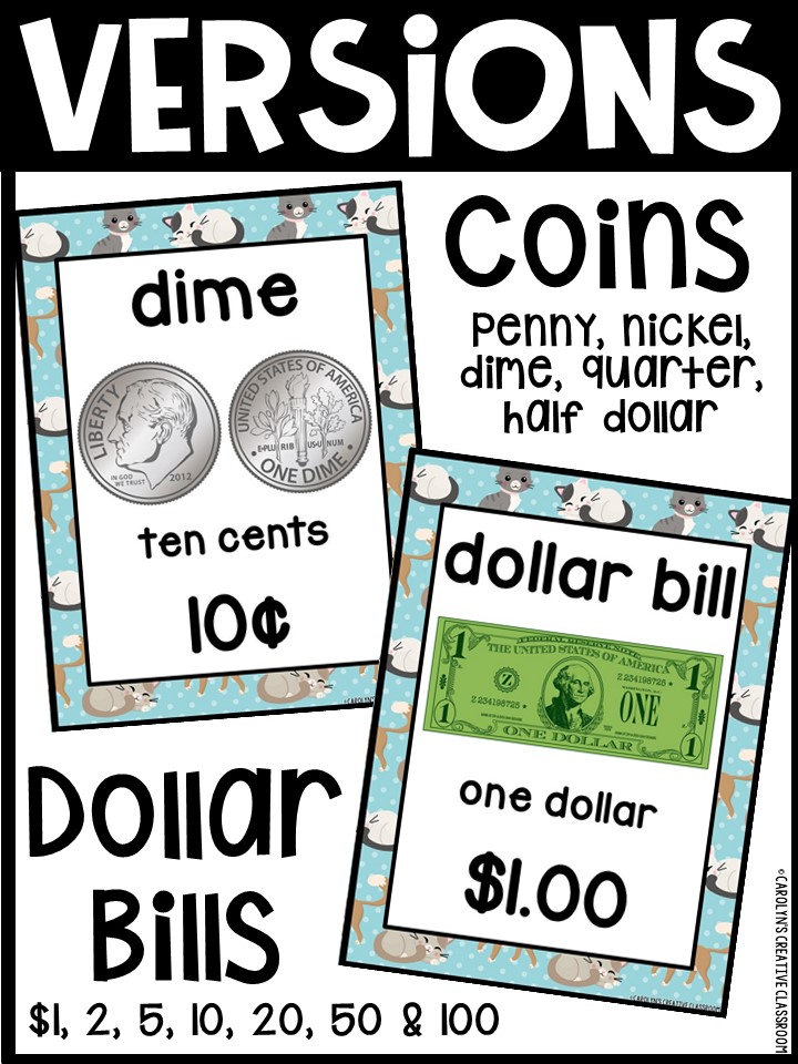 US Money Posters - Coin and Dollar Posters | Cat 3 Classroom Decor - Image 3