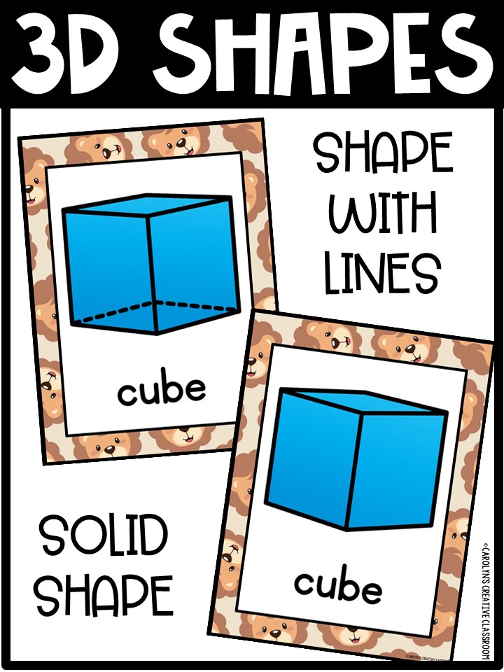 Shape Posters | Lion 3 Classroom Decor - Image 3