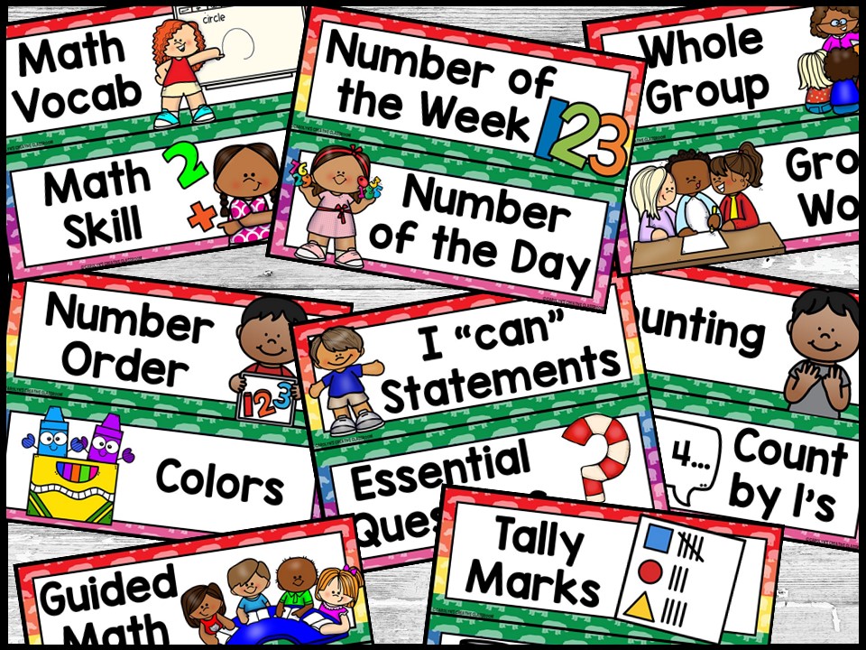 Hippo Math Focus Wall and Banner - Image 3