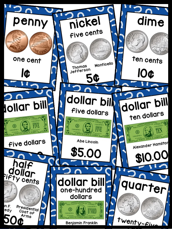 US Money Posters - Coin and Dollar Posters | Cowboy 1 Classroom Decor - Image 4