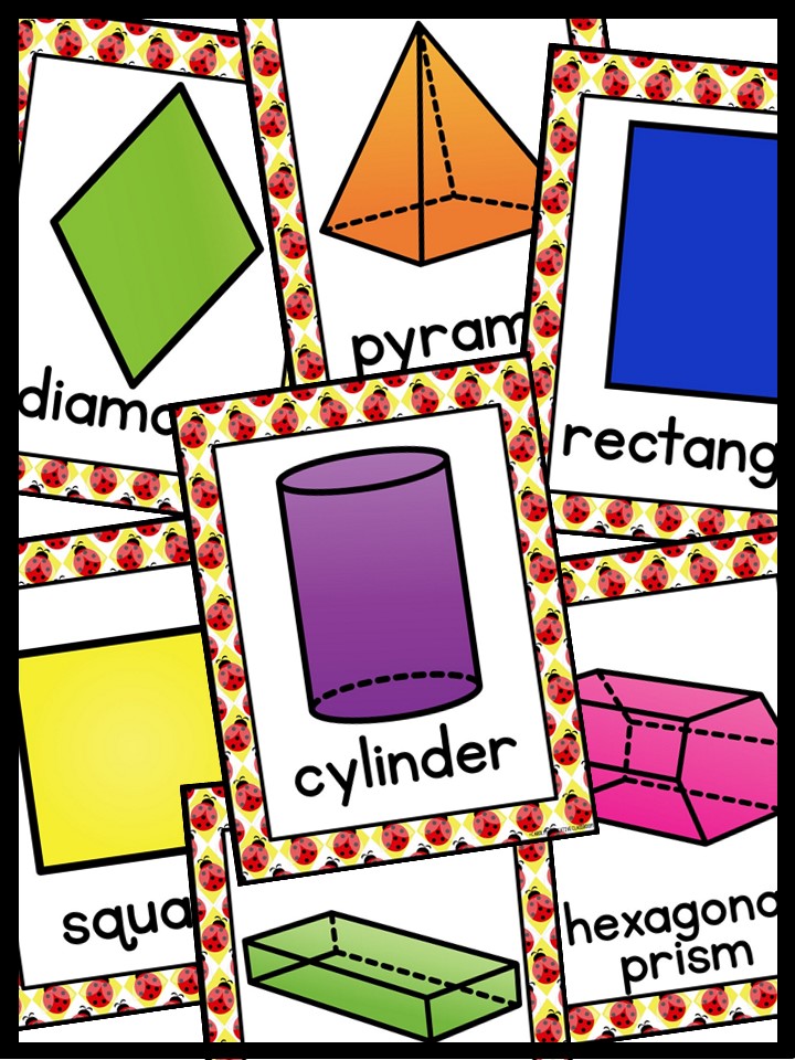 Shape Posters | Ladybug 2 Classroom Decor - Image 4