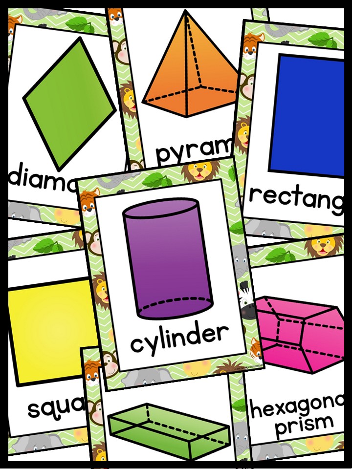 Shape Posters | Safari 4 Classroom Decor - Image 4