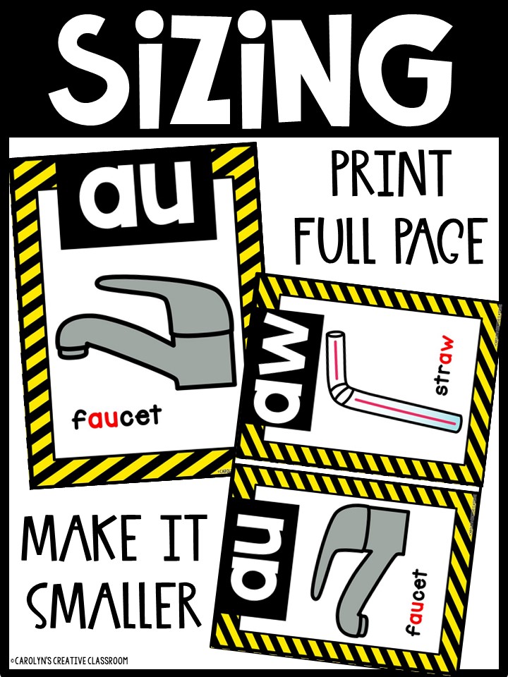 Sound Wall - Phoneme with Mouth Examples (Construction 1 Theme) - Image 4