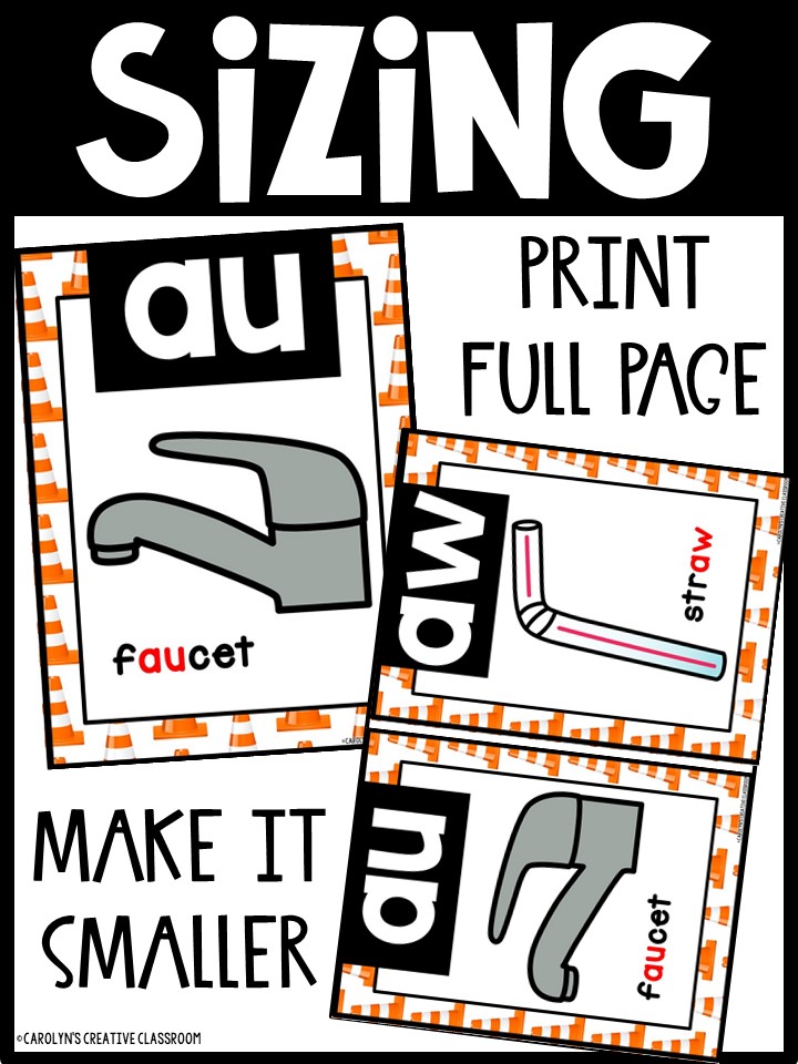 Sound Wall - Phoneme with Mouth Examples (Construction 10 Theme) - Image 4