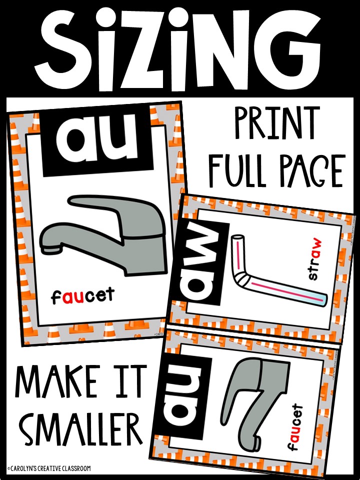 Sound Wall - Phoneme with Mouth Examples (Construction 11 Theme) - Image 4