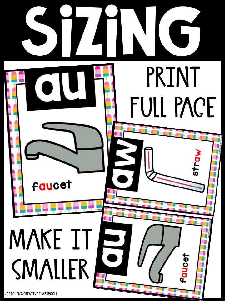 Sound Wall - Phoneme with Mouth Examples (Popsicle Theme) - Image 4