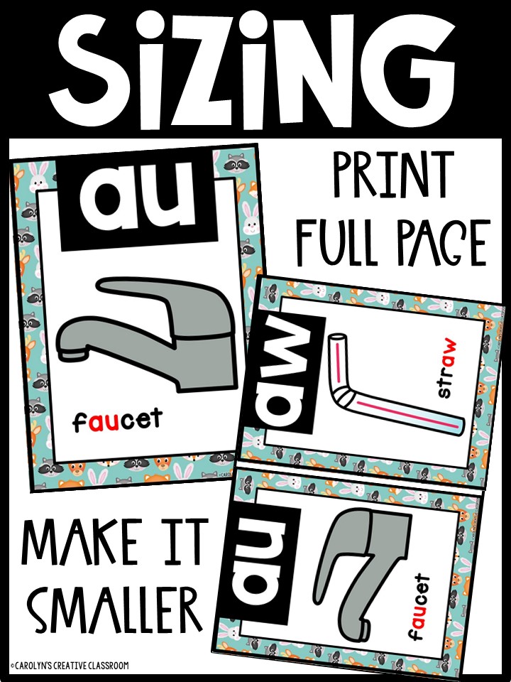 Sound Wall - Phoneme with Mouth Examples (Woodland Animals 1 Theme) - Image 4