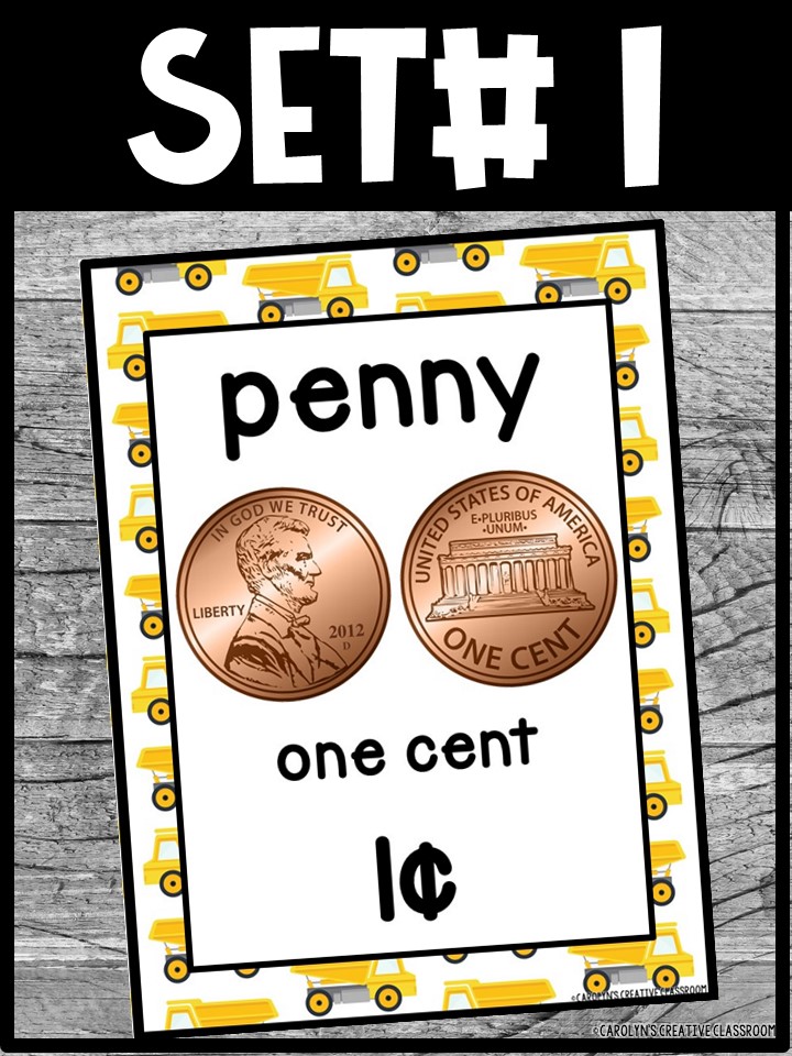 US Money Posters - Coin and Dollar Posters | Construction 2 Classroom Decor - Image 5
