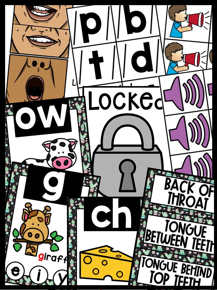 Sound Wall - Phoneme with Mouth Examples (Cactus 5 Theme) - Image 5