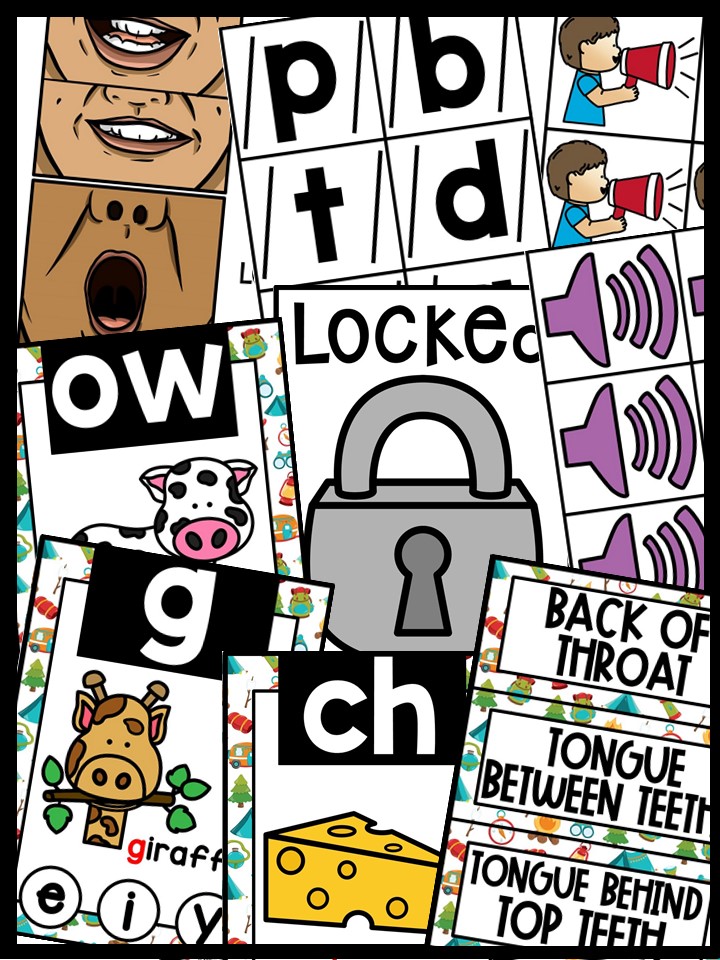 Sound Wall - Phoneme with Mouth Examples (Camping Theme) - Image 5