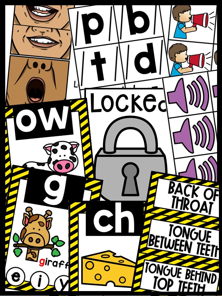 Sound Wall - Phoneme with Mouth Examples (Construction 1 Theme) - Image 5