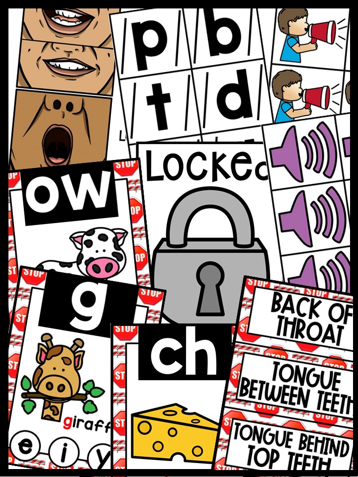 Sound Wall - Phoneme with Mouth Examples (Construction 8 Theme) - Image 5