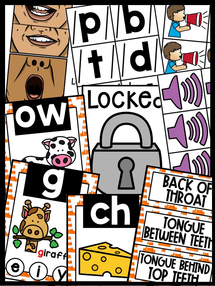 Sound Wall - Phoneme with Mouth Examples (Construction 10 Theme) - Image 5