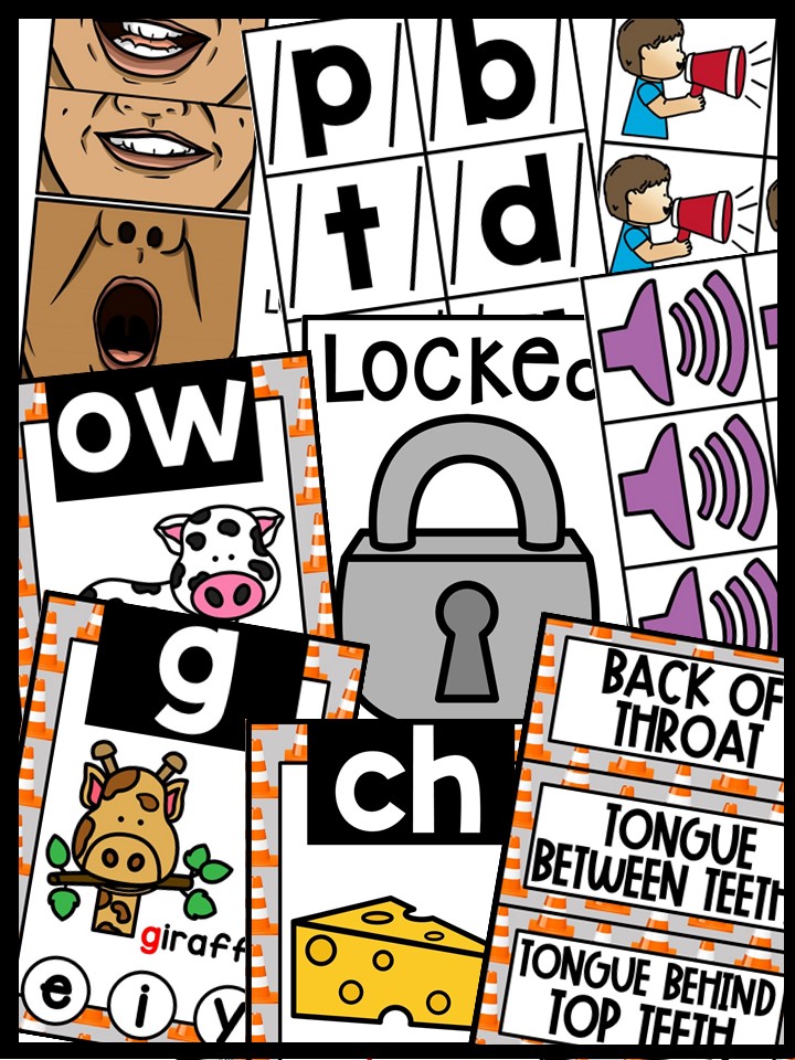 Sound Wall - Phoneme with Mouth Examples (Construction 11 Theme) - Image 5