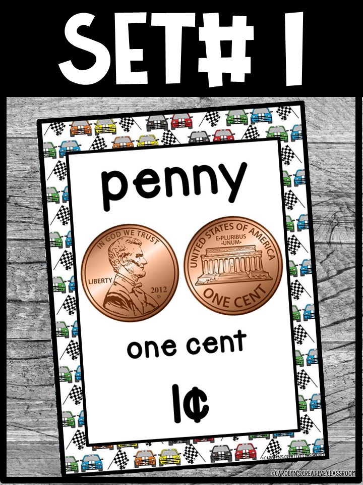 US Money Posters - Coin and Dollar Posters | Racing Classroom Decor - Image 5