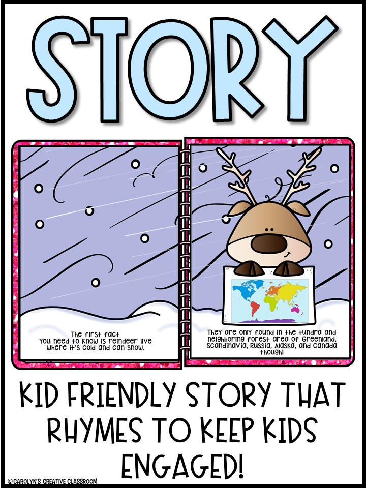 All About Reindeer Teacher Book: Reindeer Ranch Extension Activity - Image 3